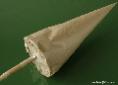 finished cone distaff | Wild Fibres natural fibres